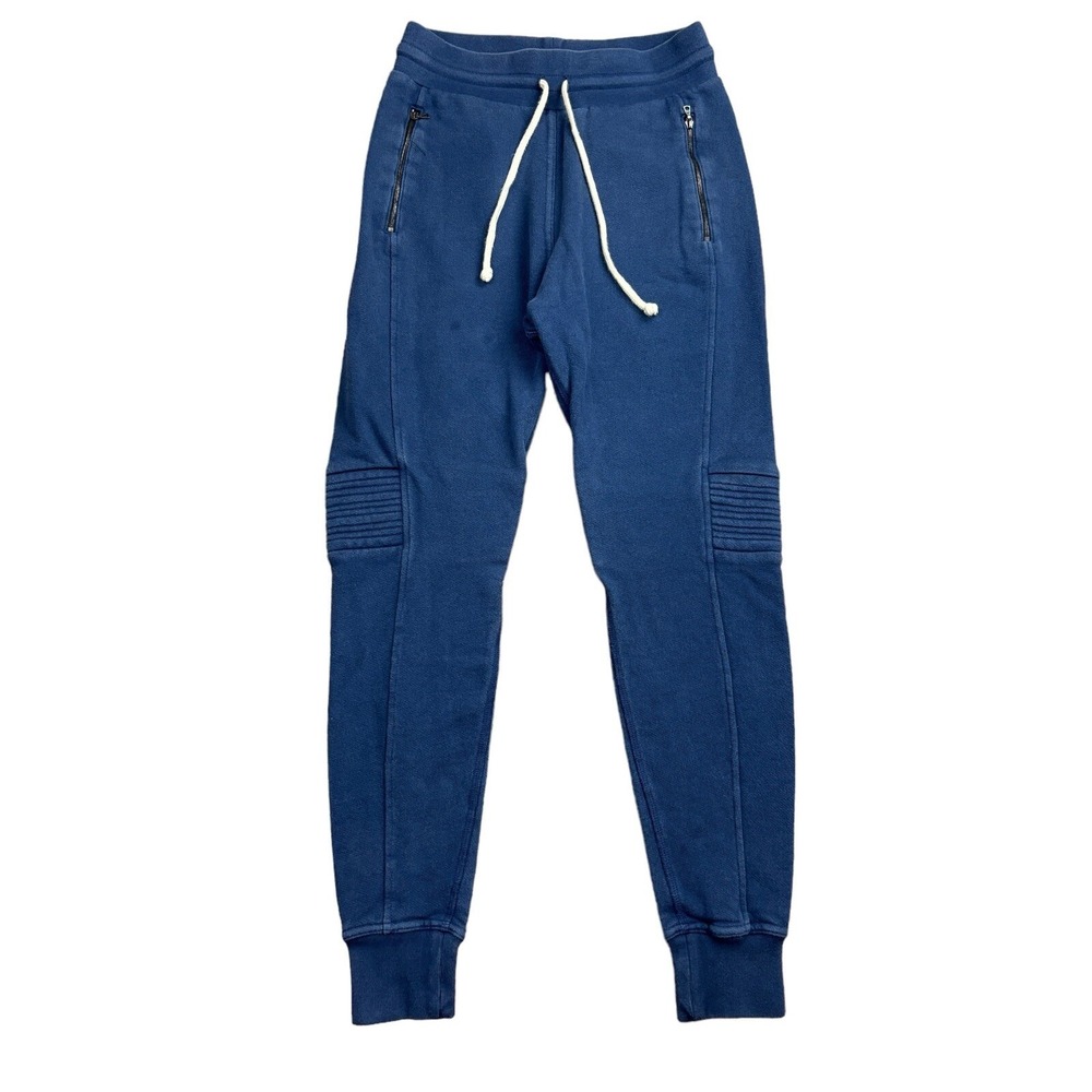 John Elliott Joggers Sweatpants Men's 2 Medium Blue Fleece Drawstring Escobar